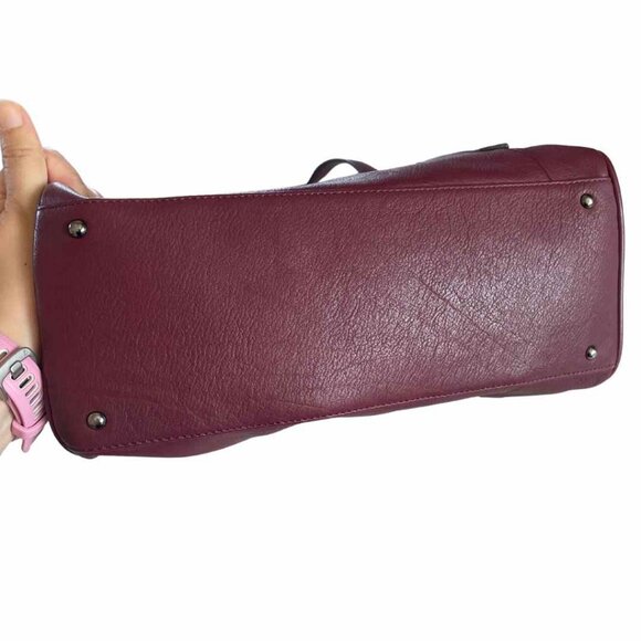 Aimee Kestenberg Burgundy Satchel - Picture 5 of 5
